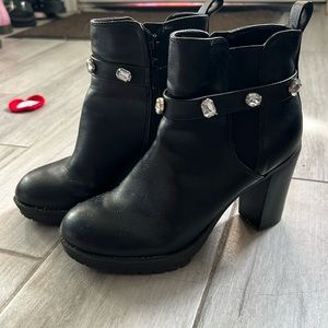 Gently used Black booties